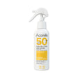 Envase del protector solar infantil mineral Acorelle SPF 50 de 150 ml certificado ecológico para niños