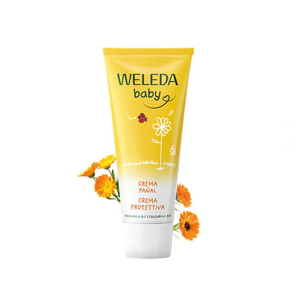 Envase de Weleda Crema de pañal de caléndula 75 ml