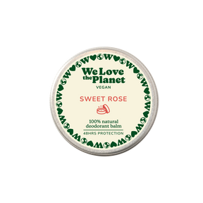 We Love The Planet Desodorante en crema 35 g - Sweet Rose
