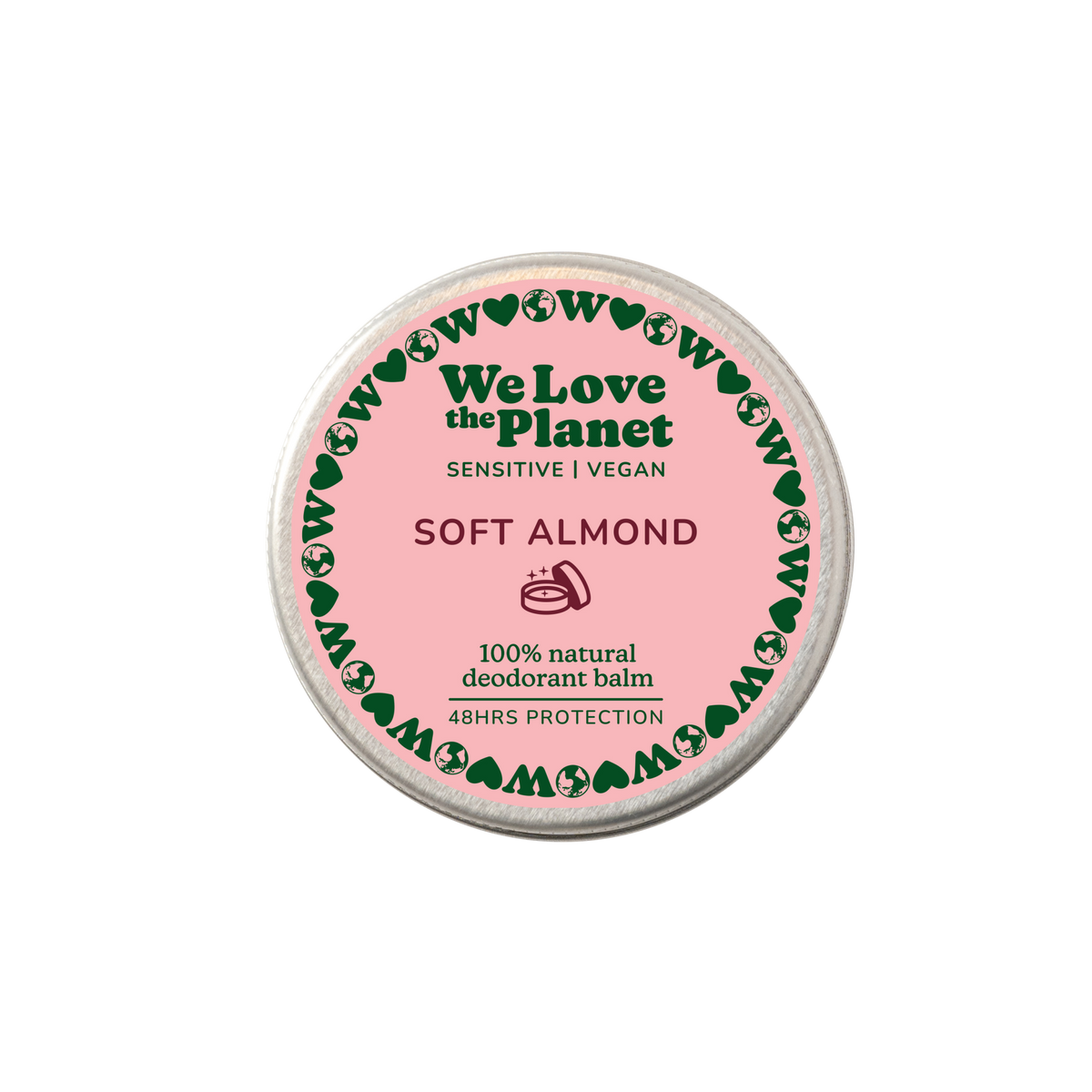 We Love The Planet Desodorante en crema 35 g - Soft Almond Sensitive