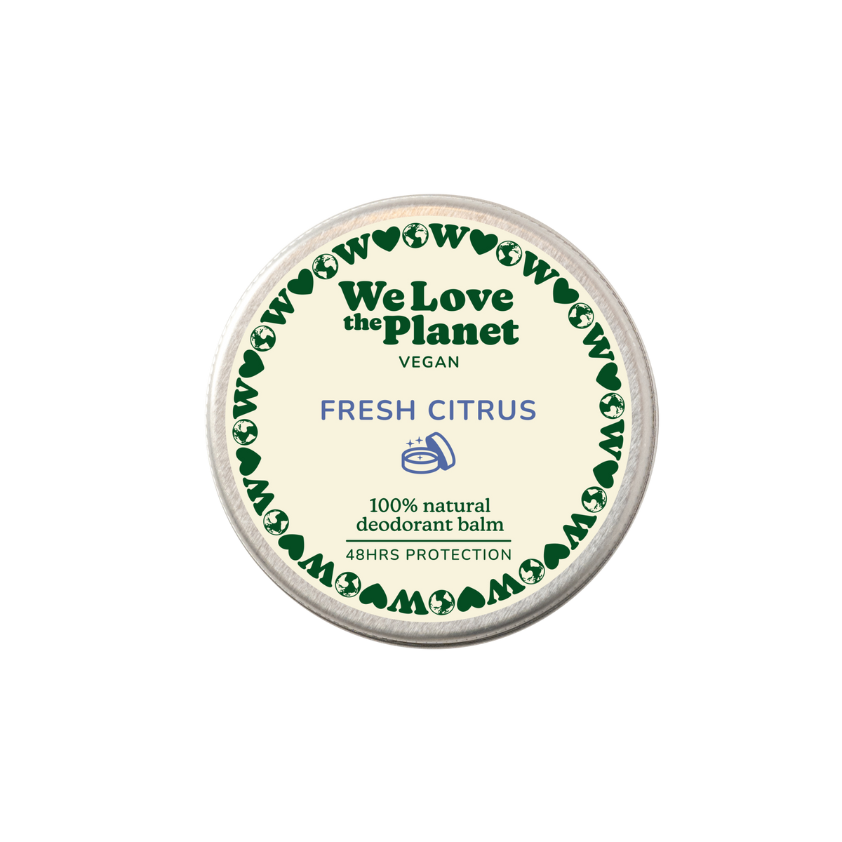 We Love The Planet Desodorante en crema 35 g - Fresh Citrus
