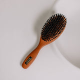 Hair brush with natural pear wood bristles made in Germany Spa Wellness