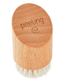 Facial brush, dry brush made of beech wood to exfoliate naturally eco spa